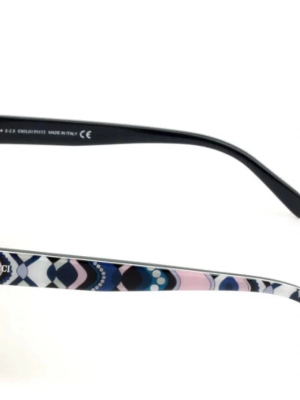 Emilio Pucci Black Round Oversized Sunglasses